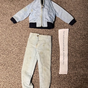 Vintage 60s Barbie Clothes - &quot;The Yachtsman&quot; #789 jacket and pants only