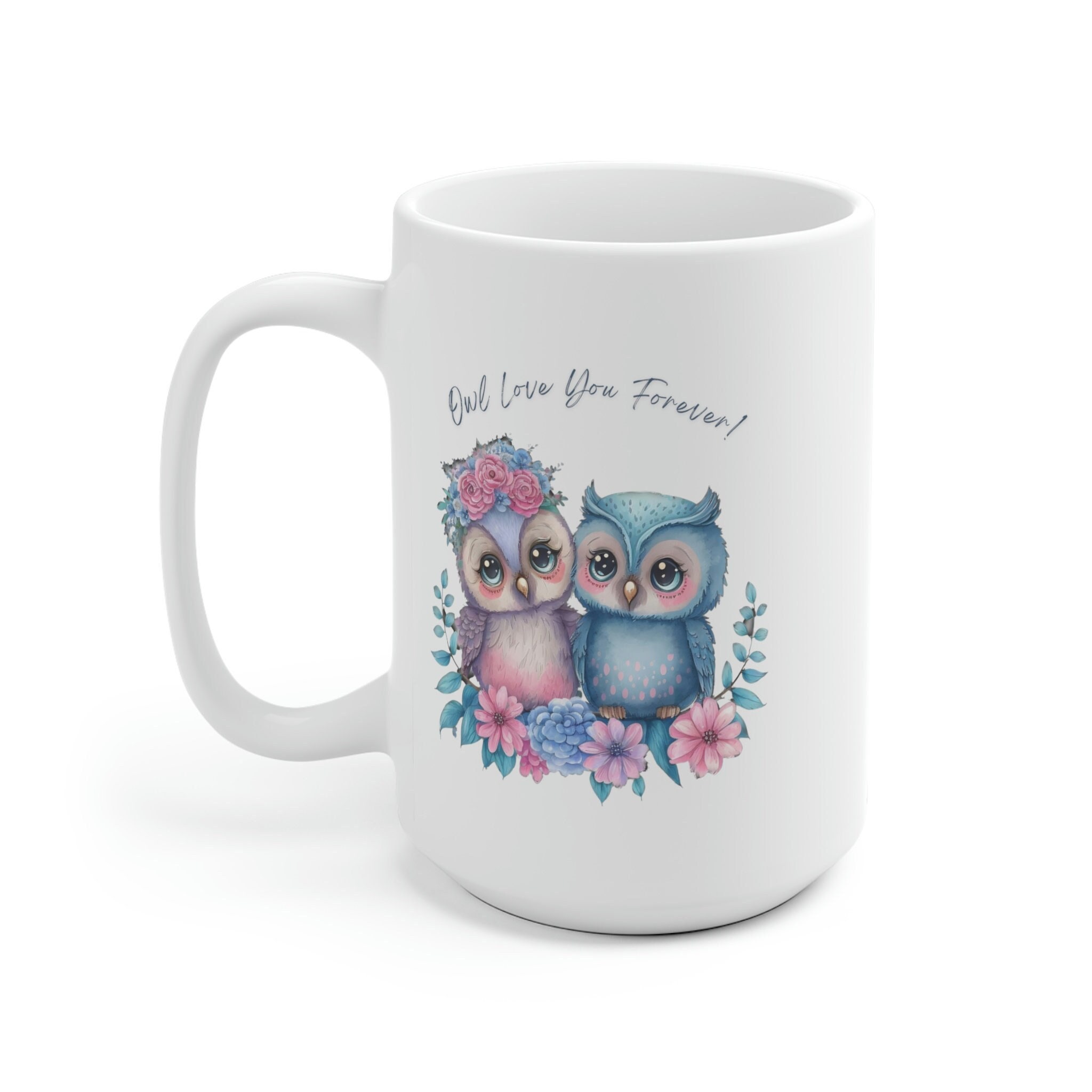 Owl Mug, Owl Gift, Ceramic Owl Mug, Owl Coffee Mug