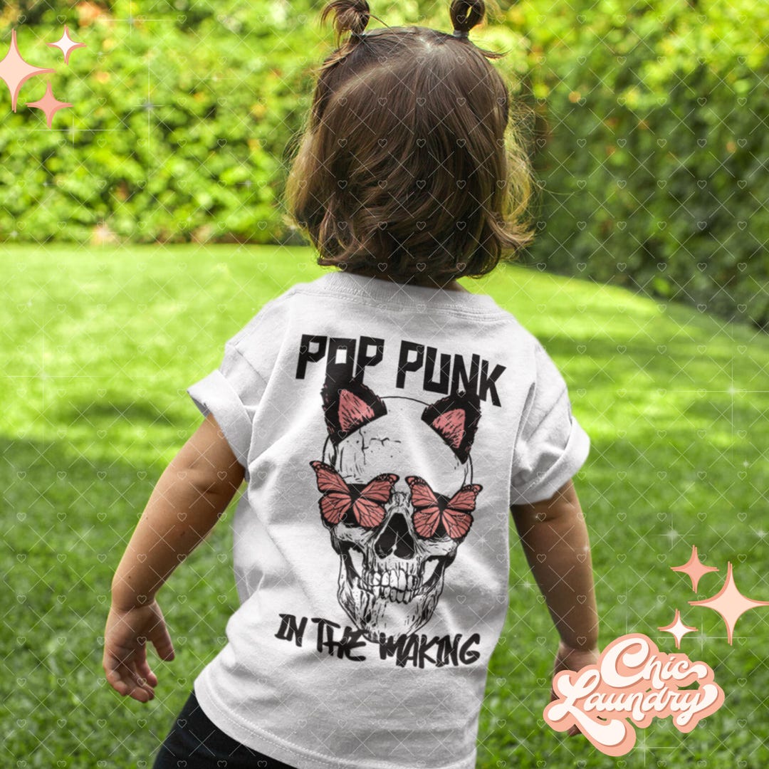 Pop Punk in the Making Kids Tot Toddler Baby Punk Hard Metal Rock N