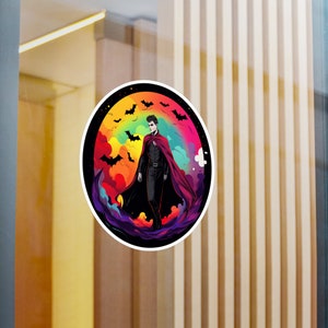 LGBT Pride Vampire Vinyl Decal - Halloween - Sticker