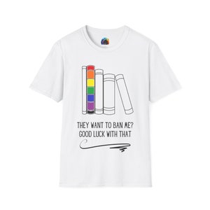 Verbotenes Buch-T-Shirt – LGBT-Pride-Shirt