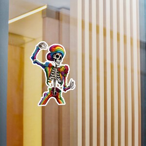 LGBT Pride Skeleton Vinyl Decal - Halloween