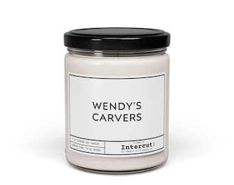 Wendy's Carvers Candle, Tim Robinson Natural Soy Candle