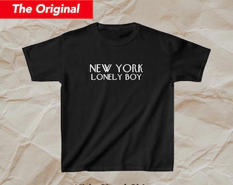 New York Lonely Boy-shirt (kindermaten)