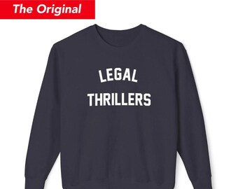 Legal Thrillers Crewneck Sweatshirt, Custom Colors Varsity Movie Genre Sweatshirt