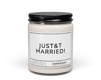 Just&t Married Candle, Natural Soy Candle