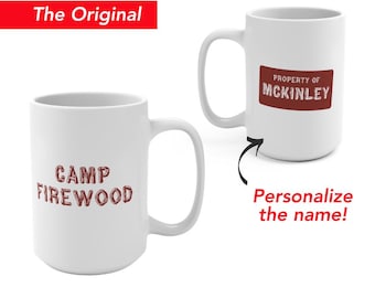 Camp Firewood Mug (Customizable!)