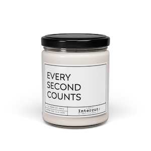 Every Second Counts Natural Soy Candle