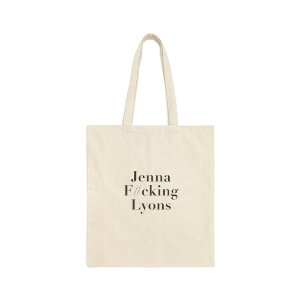 Jenna F#cking Lyons Canvas Tote Bag