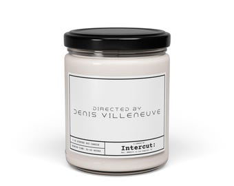 Directed by Denis Villeneuve Candle, Cinephile Natural Soy Candle