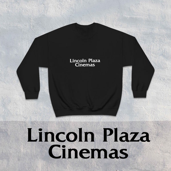 Lincoln Plaza Cinemas Sweatshirt, Upper West Side, Movie Theaters, Independent Cinema, Vintage NYC Landmark, Film Lovers, Anjelika, IFC