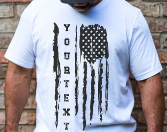 personalized flag shirt, patriotic shirt, gift for mom, gift for dad, gift for grandparent, fathers day gift