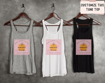 personalized veuve tank, custom group champagne tank top, custom vueve tank top, custom group tank,
