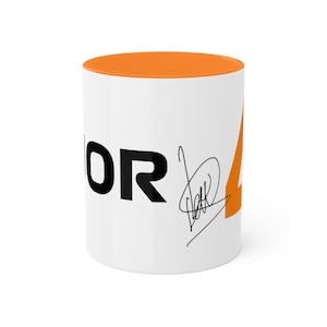 Formula 1 F1 Landon Lando Norris McLaren Racing Mug, f1 gift, dad gift, christmas gift, different colors
