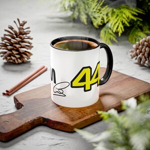 Lewis Hamilton Formula1 Colorful Mug, F1 Racing Fan Gift, 11oz Coffee Cup, Race Car Driver Accessories, Sports Enthusiast Present image 5