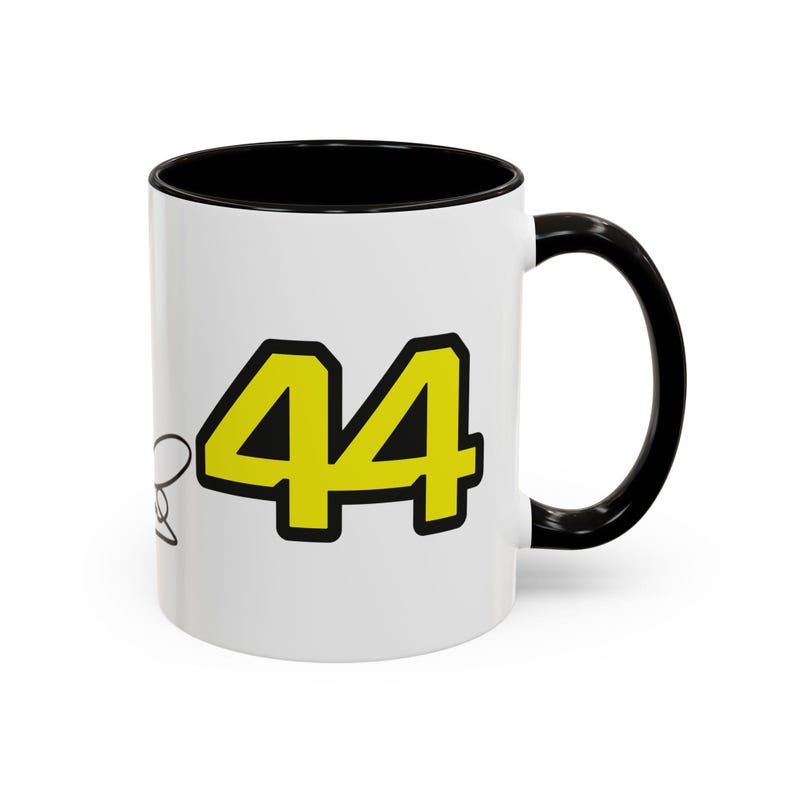 Lewis Hamilton Formula1 Colorful Mug, F1 Racing Fan Gift, 11oz Coffee Cup, Race Car Driver Accessories, Sports Enthusiast Present image 4