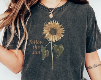 Gardening Shirt, Plant Lover Shirt, Plant T shirt, Sunflower Shirt, Plant Shirt, Plant Gift, Comfort Colors® shirt, Plant Lover Gift