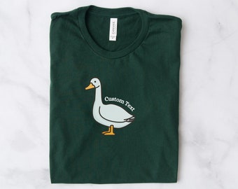 Custom Shirt, Unisex Shirt, Custom Goose Shirt, Personalized Shirt, Custom Text Shirt