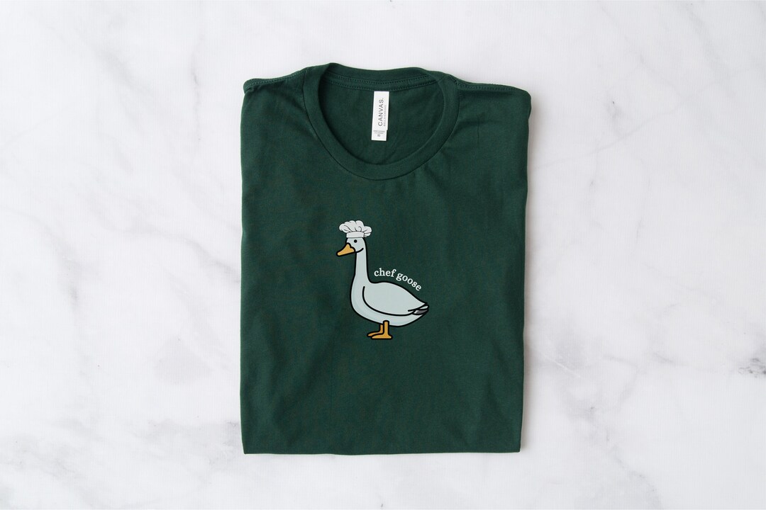 Chef Goose Shirt, Goose T-shirt, Goose Shirt, Chef Goose Gift, Unisex ...