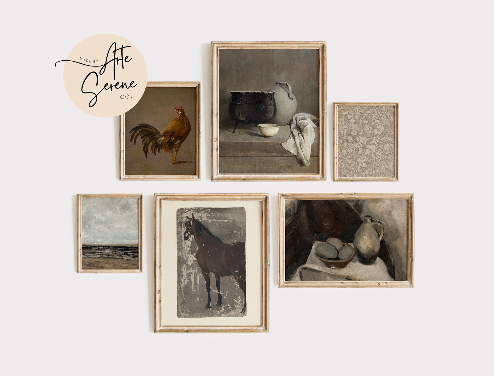 art gallery for kitchen art prints digital download... Printable Kitchen Wall Art SET of 6 Art Prints Digital Download Vintage ...