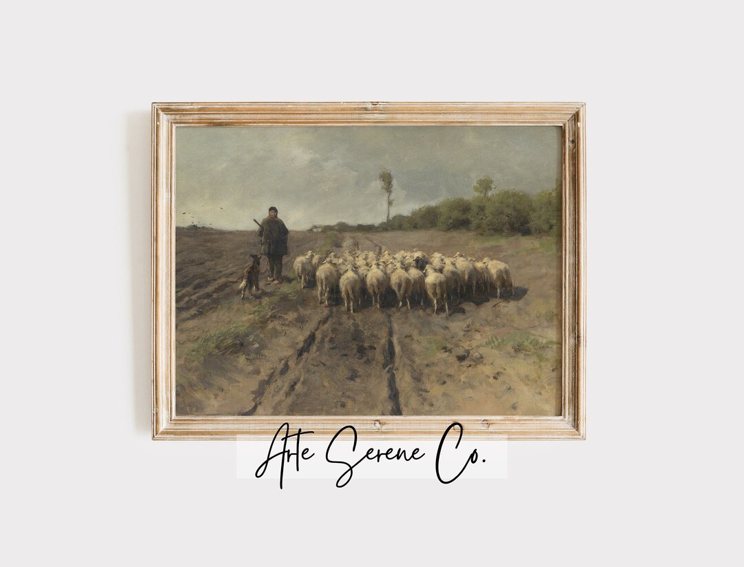 Vintage Farmhouse Wall Art Print Digital Download PRINTABLE Wall Art Rustic Farmhouse Wall Decor