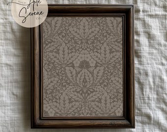 Neutral Textile Pattern Wall Art Print Vintage Tapestry Printable Beige Minimalist Art Neutral Wall Art Print Square Frame Art