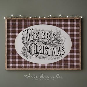 Christmas Wall Decor, Rustic Christmas Decor, Christmas Art Print, Printable Christmas Wall Art, Vintage Christmas Decor, Digital Download
