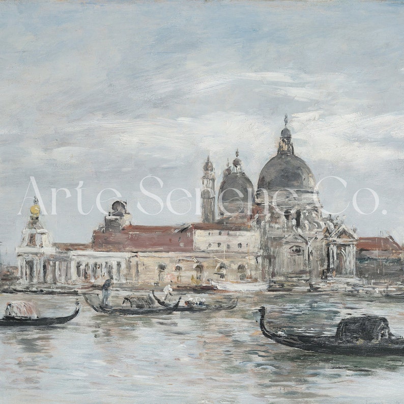 VINTAGE European Art Print Printable Art Digital Download Art Print Vintage Prints Venice Canal