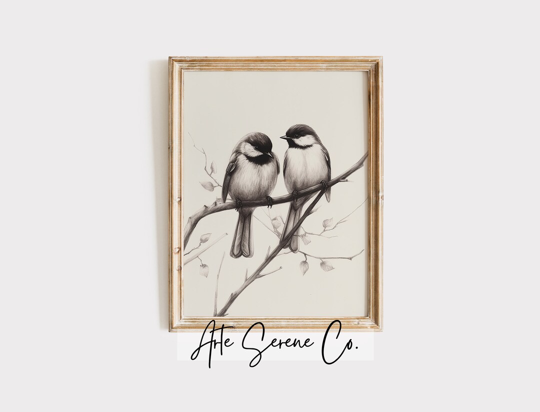 Vintage Nursery Wall Art, Neutral Nursery Animal Sketch Art Minimalist