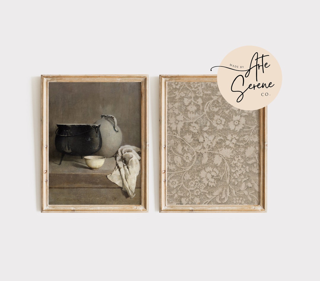 Kitchen Wall Art Print Set Farmhouse Kitchen Rustic Kitchen Etsy