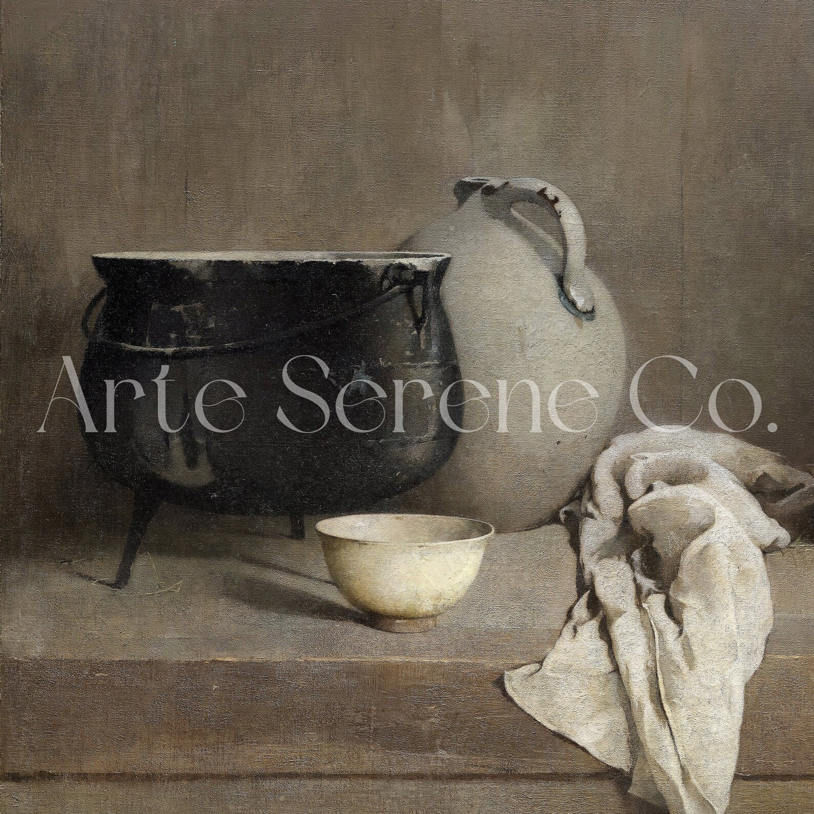 Printable Kitchen Wall Art SET of 6 Art Prints Digital Download Vintage