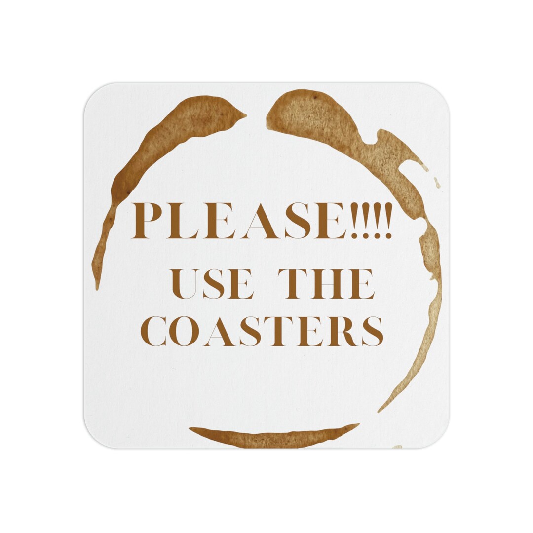 Use the Coasters 50 Pieces Gag Gift, Party Pack, Coffee, Safe the