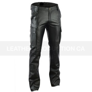 Leather Cargo Pants -  Singapore
