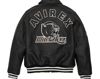 Veste noire Aces A2, veste en cuir, veste en cuir 100 % originale, veste en cuir noire, veste, cadeau pour lui