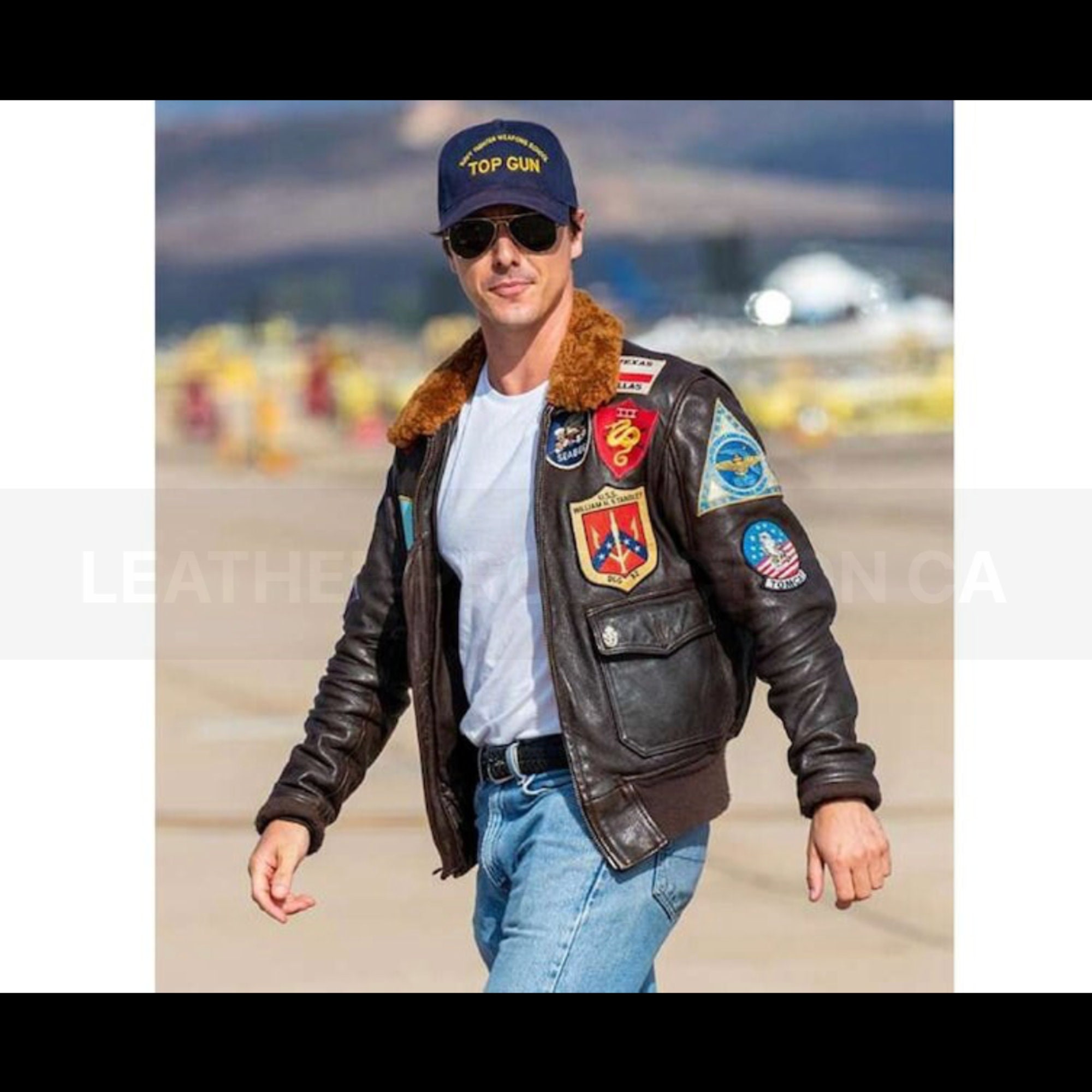 Men's Maverick T-G Cruise Pilot Flight Bomber Cowhide Real Men's Maverick T-G Cruise Pilot Flight Bomber Cowhide Real