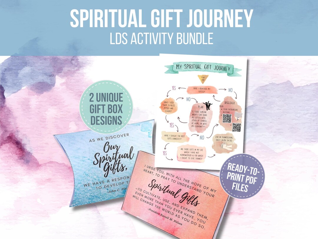 LDS Spiritual Gifts Activity Bundle: Flow Chart & Gift Box