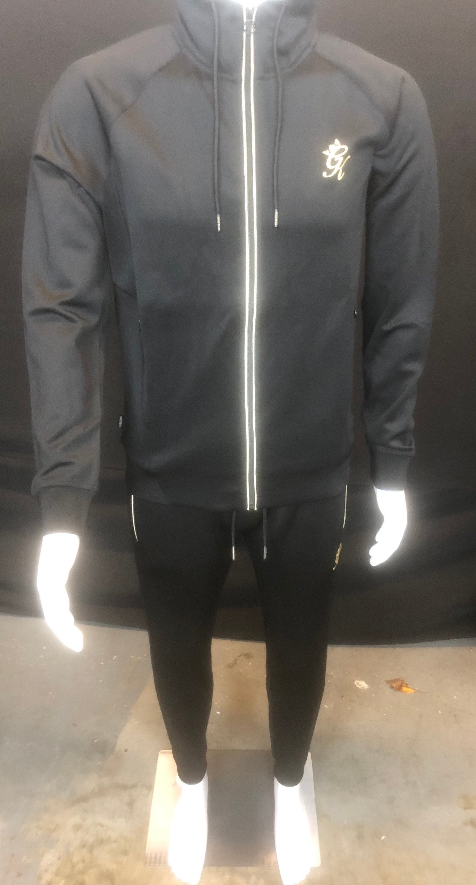 Gym king black and gold tracksuit hot sale