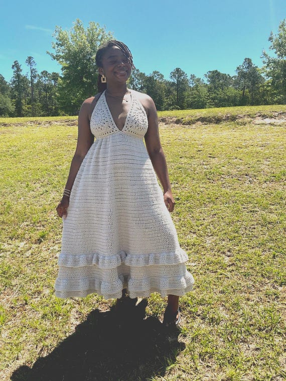 Crochet Midi/ MAXI Dress Pattern: Elegant Baby Doll Style (PDF Download) -  Etsy