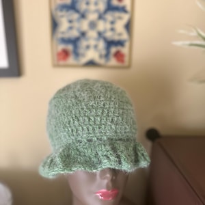 Fuzzy Jelly (no-mesh) Crochet Hat