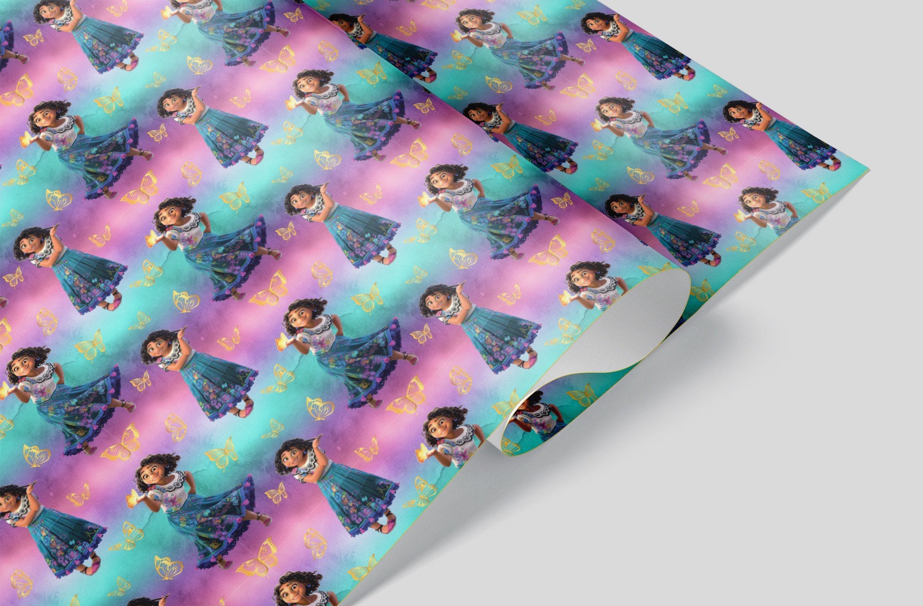 Encanto Wrapping Paper Sheets Disney Birthday Party Decorations