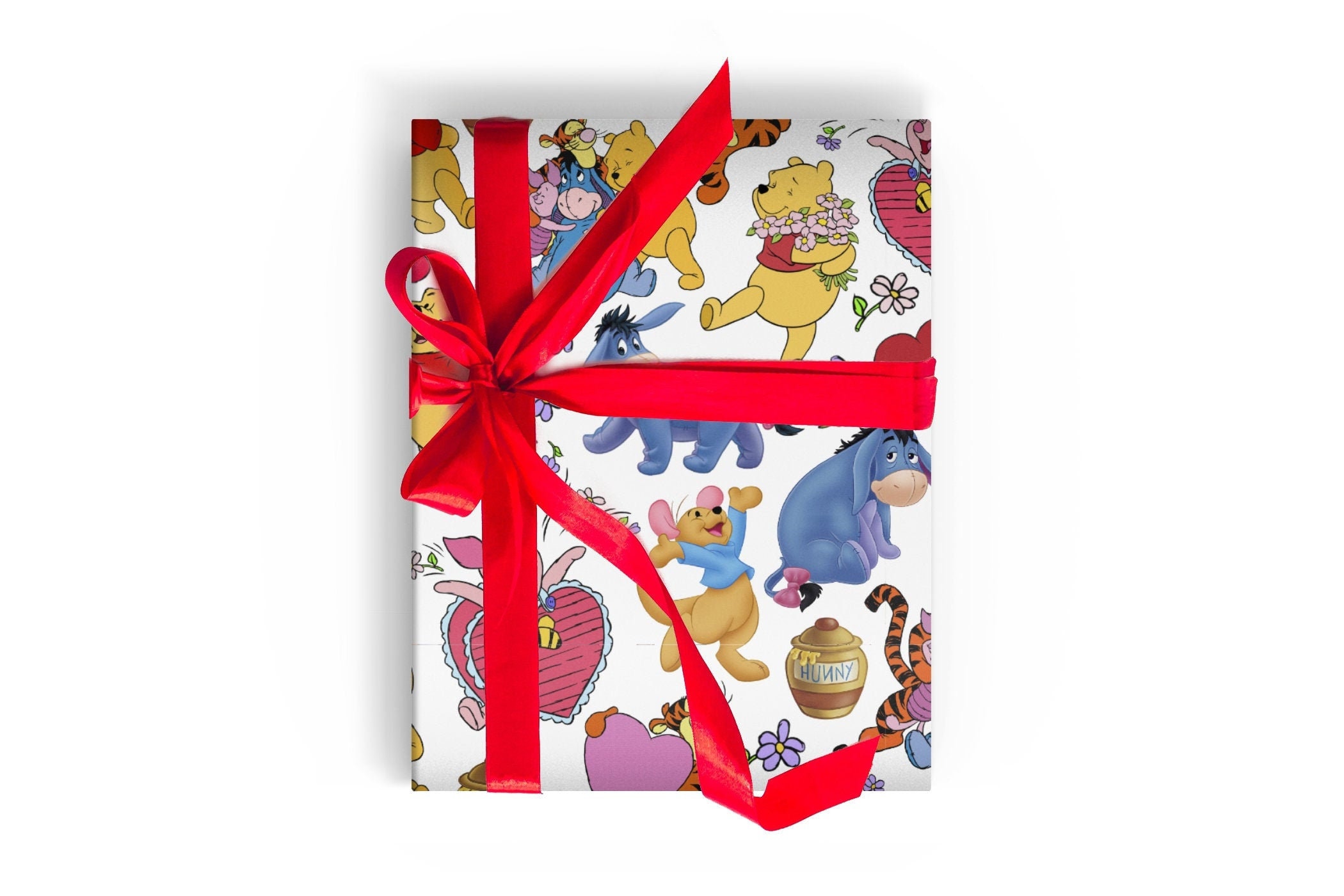 Winnie The Pooh Wrapping Paper Sheets - Set of 3 sheets - Disney Birthday Party