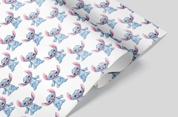 Stitch Wrapping Paper Sheets Disney Lilo and Stitch Birthday Party Gift Wrap Christmas Gift