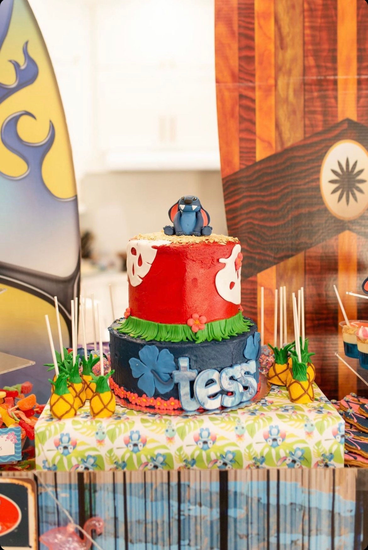 Stitch Wrapping Paper Sheets Disney Lilo and Stitch Birthday Party