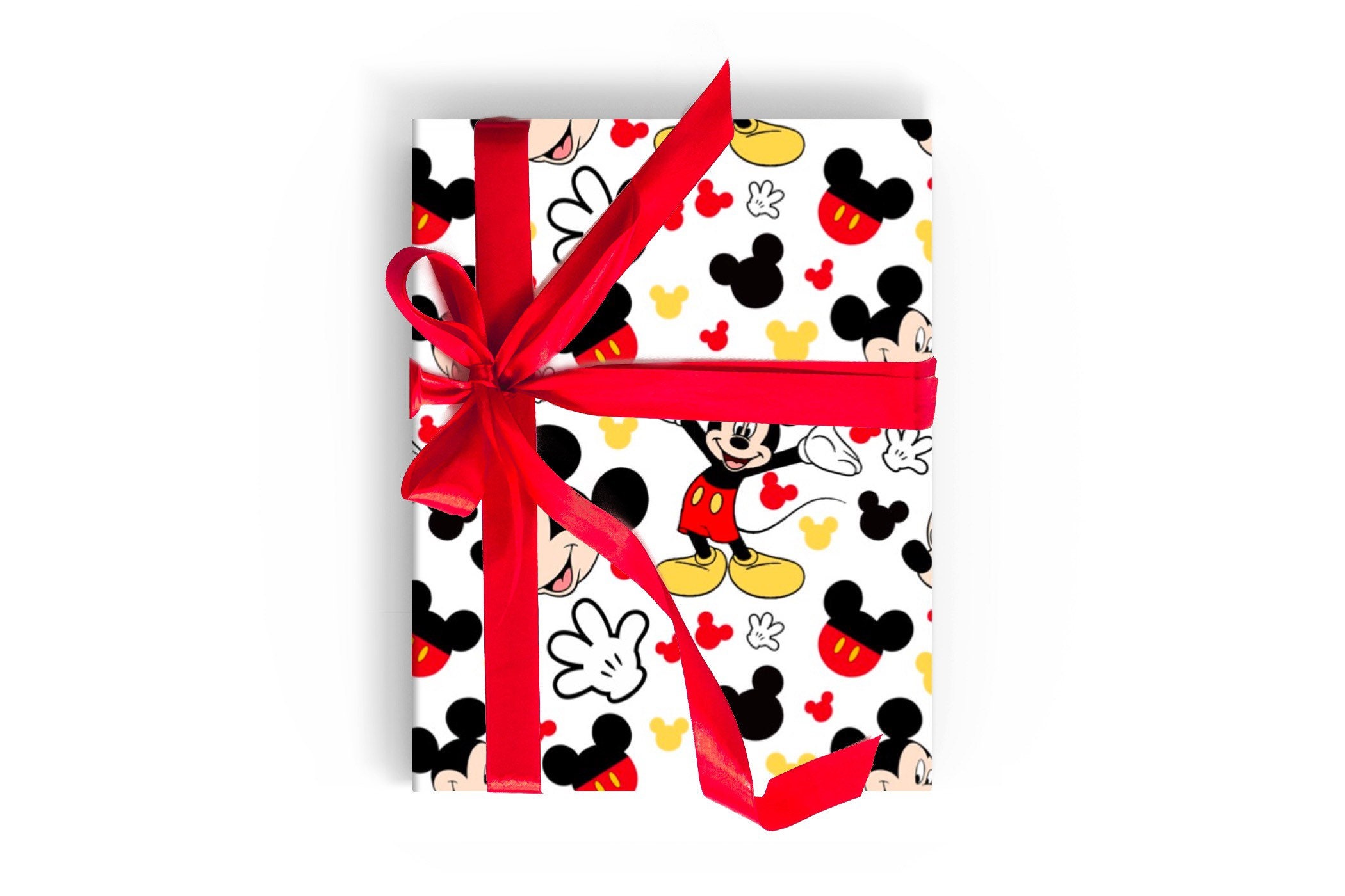 Mickey Mouse Wrapping Paper Sheets Disney Disneyland Magic Kingdom sold