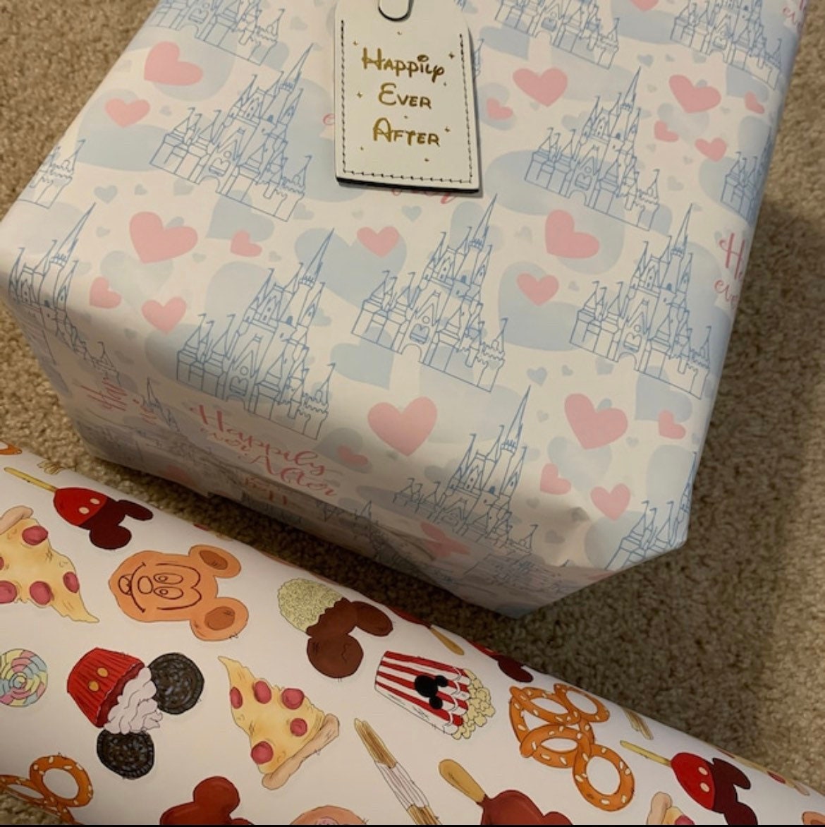 Disney Treats Wrapping Paper Sheets Disney Food Disneyland Mickey Mouse