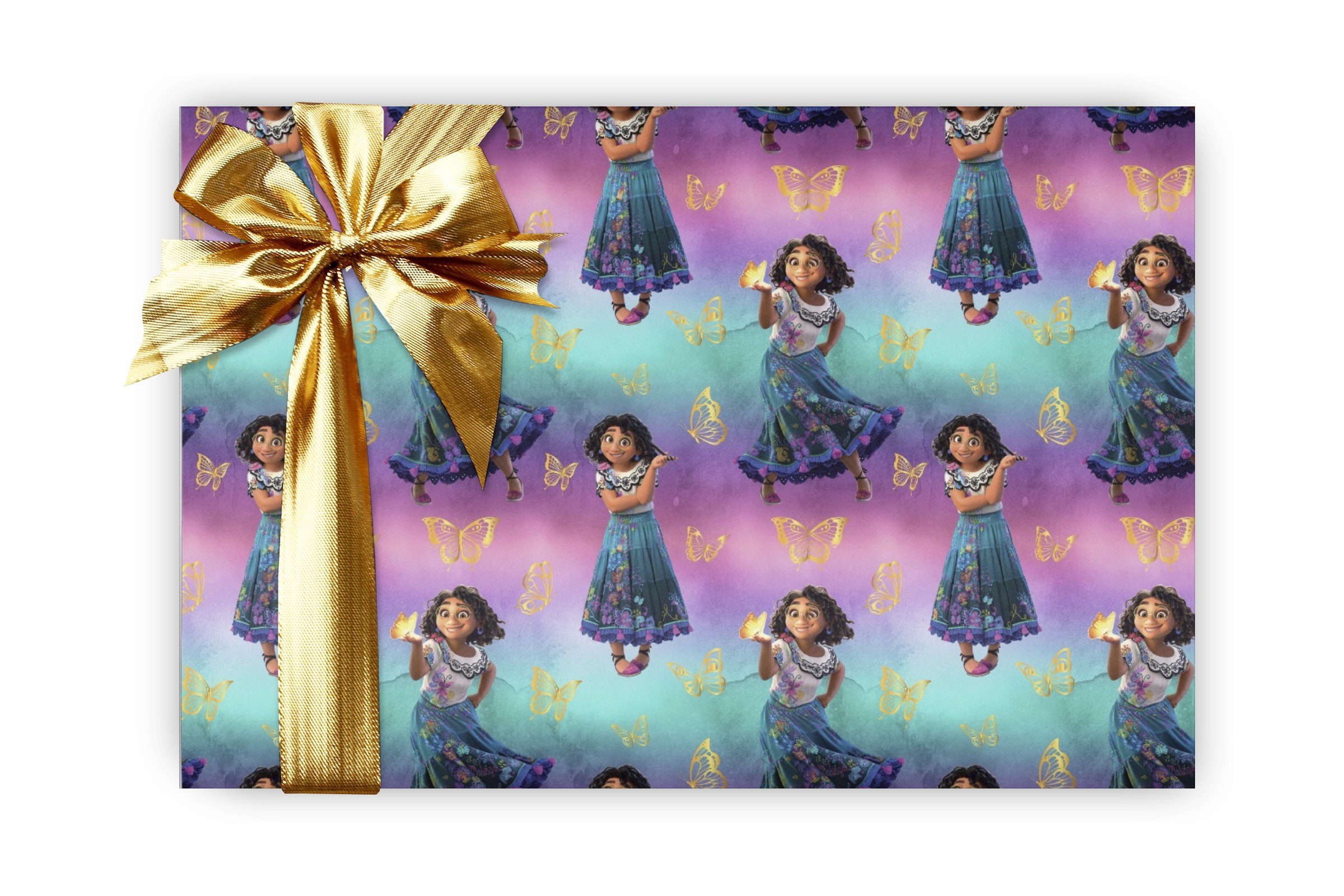 Encanto Wrapping Paper Sheets Disney Birthday Party Decorations