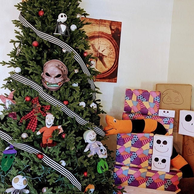 Nightmare Before Christmas Wrapping Paper Sheets