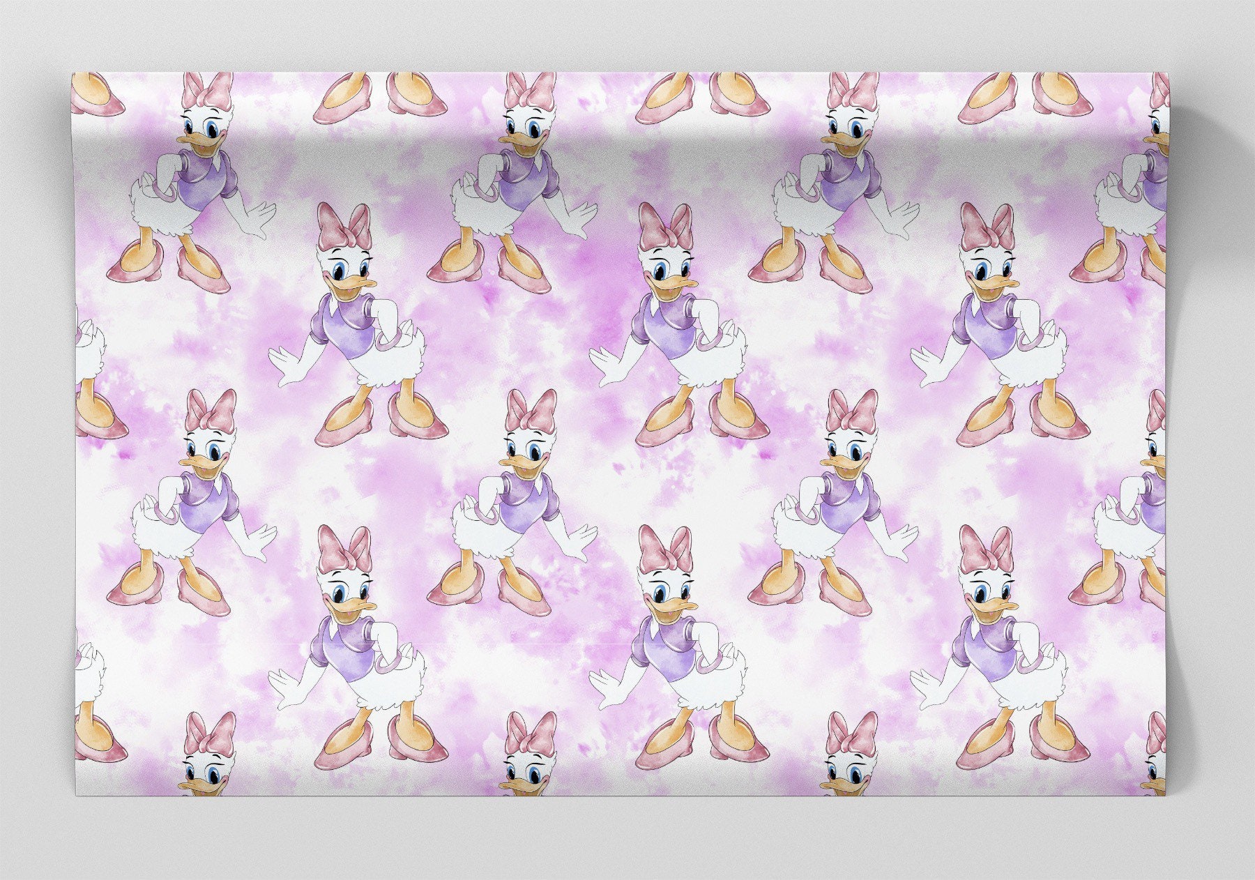 Daisy Duck Wrapping Paper Sheets Disney Birthday Party Mickey Mouse  and friends Pink Party