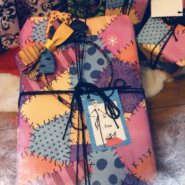 Nightmare Before Christmas Wrapping Paper Sheets