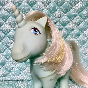 G1 My Little Pony Sunbeam Unicorn Hong Kong Patent Pending Hasbro 1983 Vintage